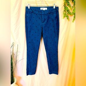 Polka Dot Blue Pixie Ankle Pants